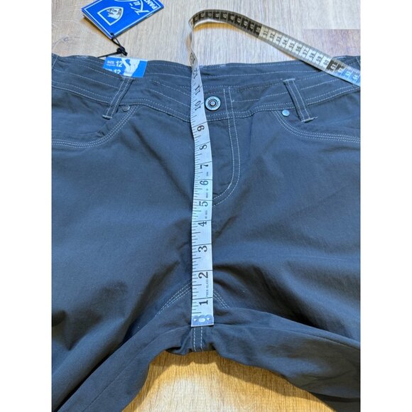 Kuhl Womens Hiking Cargo Pants Gray With Pockets & Adjustable Hem 12 NWT - Picture 6 of 8